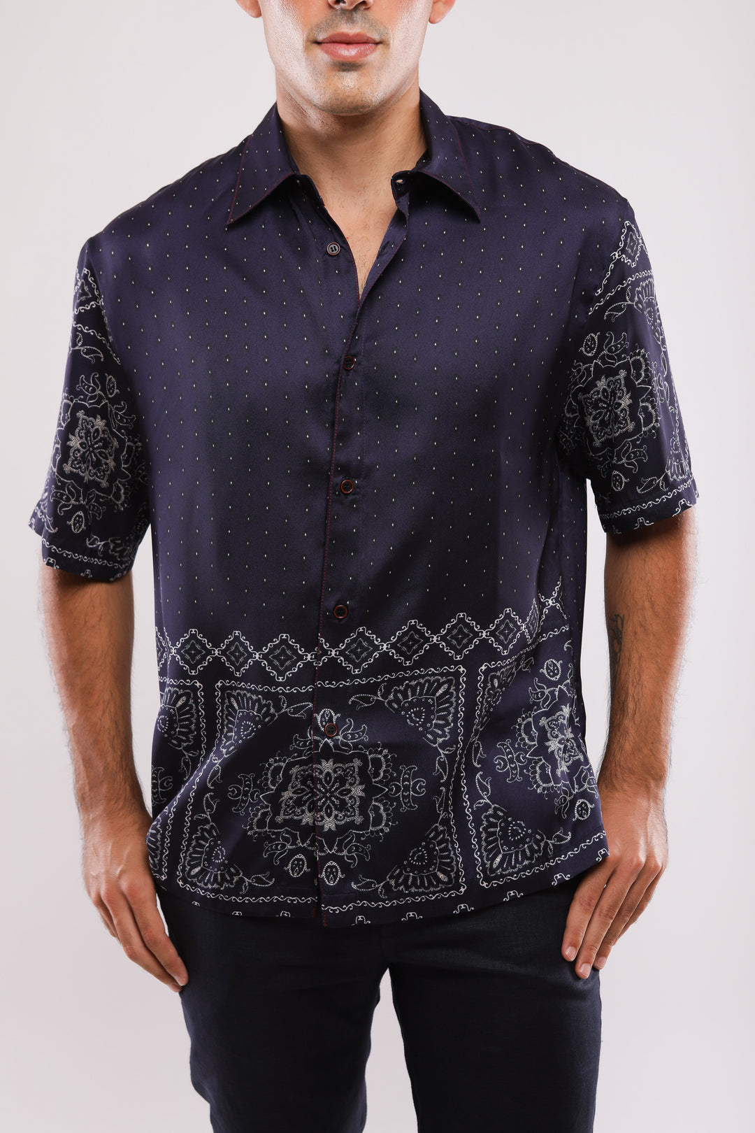 Bandana Shirt - Blue