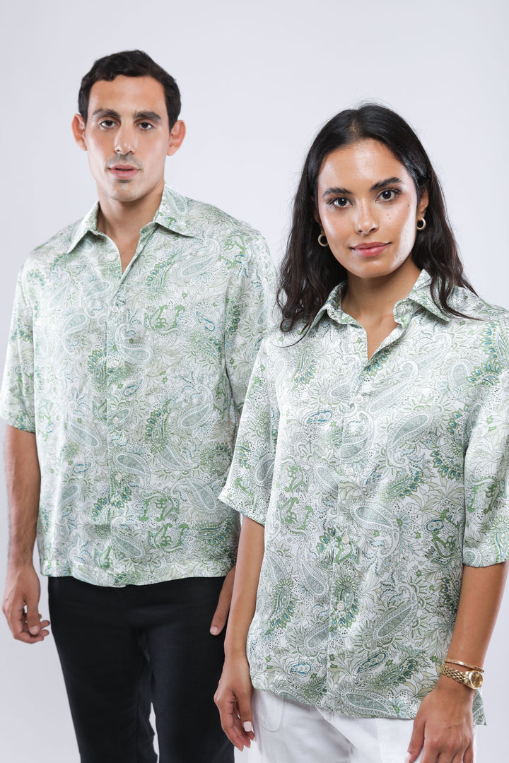 Boteh Shirt - Green